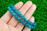Bracelet Natural Apatite Bracelets 8mm Stackable Round Gemstone Crystal Bracelets - Handmade - 7-7.5” Bracelet Crystal Bracelet