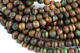 Dzi Beads Matt Round Beads. A Quality Full Strand 8mm AAA Quality