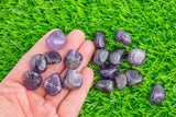 1 pc Natural Amethyst Medium Tumbled Stone- .5 inch-1.25 inch