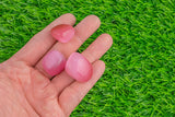 1 pc Pink Cat's Eye Cats Eye Medium Large Tumbled Stone- 1 inch-1.5 inch