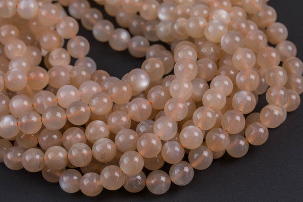 Natural Light Pink Moonstone Beads Multicolor Pink Round 4mm 6mm 8mm 10mm Full 15.5 Inch Strand (AAA quality) Smooth Gemstone Beads