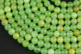 Natural Green Calcite Round Beads 4mm 6mm 8mm 10mm 12mm 15.5" Strand