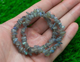 Natural Labradorite Stretchy String Bracelet Bracelet Crystal Bracelet