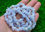 Blue Lace Agate Stretchy String Bracelet Natural Gemstone Chips Bracelets Bracelet Crystal Bracelet