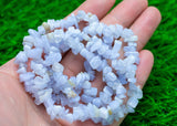 Blue Lace Agate Stretchy String Bracelet Natural Gemstone Chips Bracelets Bracelet Crystal Bracelet