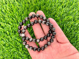 Silver/ Gold Obsidian 6mm 8mm 10mm 12mm Stretchy String Bracelet Bracelet Crystal Bracelet