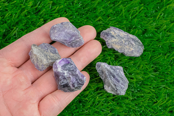 1 pc Rough Natural Amethyst Quartz Chunks Gemstone- 1 to 1.5 inch