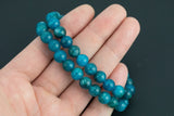 Bracelet Natural Apatite Bracelets 8mm Stackable Round Gemstone Crystal Bracelets - Handmade - 7-7.5” Bracelet Crystal Bracelet