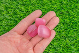 1 pc Pink Cat's Eye Cats Eye Medium Large Tumbled Stone- 1 inch-1.5 inch