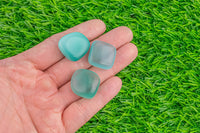 1 pc Blue Cat's Eye Cats Eye Medium Large Tumbled Stone- 1 inch-1.5 inch