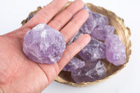 1 pc Rough Natural Pink Amethyst Chunks Gemstone- 1-2 inch