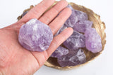 1 pc Rough Natural Pink Amethyst Chunks Gemstone- 1-2 inch