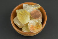 Natural Citrine Rough Nuggets- 100 grams-3.5 ounces - 0.8-1.5 inch Size- Roughly 6 pcs per bag