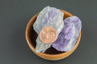 1 Pc Natural Amethyst Shard Rough Nuggets- 100 grams-3.5 ounces - 1.5 inch-2.5 inch Size- Roughly 3 pcs per bag