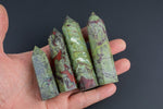 1 Pc Natural Dragon Bloodstone Obelisk Tower Point wand healing crystal