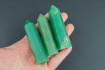 1 Pc Jade Point Single Terminated Gemstone, Natural Green Jade Generator Obelisk Tower Point wand healing crystal