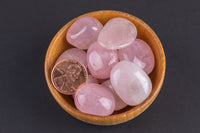 Natural Rose Quartz Crystal Tumbled Nuggets- 100 grams-3.5 ounces - .5 inch-1.5 inch Size