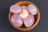 Natural Rose Quartz Crystal Tumbled Nuggets- 100 grams-3.5 ounces - .5 inch-1.5 inch Size- Roughly 7 pcs per bag