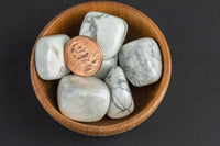 Natural Howlite Tumbled Nuggets- 100 grams-3.5 ounces - .5 inch-1.5 inch Size- Roughly 7 pcs per bag