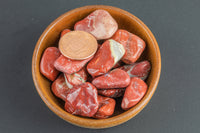 1 Pc Natural Red Jasper Nuggets- 100 grams-3.5 ounces - .5 inch-1.5 inch Size- Roughly 15 pcs per bag