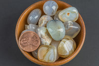 Natural Chalcedony Nuggets- 100 grams-3.5 ounces - .5 inch-1.5 inch Size- Roughly 15 pcs per bag