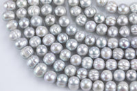 5-6mm, 6-7mm, 7-8mm, 8-9mm Freshwater Pearl-Off Round Gray Freshwater Pearl