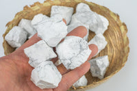 1 pc Rough Natural Howlite Chunks Gemstone- 1-2 inch