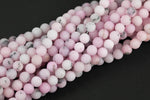 8mm Matte Bubblegum Pink Opal Jade Beads - 6mm 8mm 10mm 12mm - Full Strand 15.5 inches AAA Quality AAA Quality