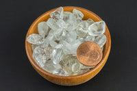 Natural Quartz Tumbled Nuggets- 100 grams-3.5 ounces - 1/4 inch-3/4 inch Size- Roughly 100 pcs per bag