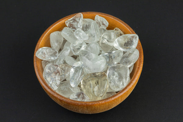 Natural Quartz Tumbled Nuggets- 100 grams-3.5 ounces - 1/4 inch-3/4 inch Size- Roughly 100 pcs per bag