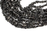 Natural Black Tourmaline Freeform - Approximately 10mm - Full 15.5 inch strand