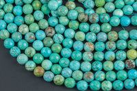 Faceted Turquoise Beads, High Quality in Faceted round, 6mm 8mm 10mm 12mm AAA Quality AAA Quality Magnesite Turquoise Gemstone Beads