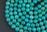 Faceted Turquoise Beads, High Quality in Faceted round, 6mm 8mm 10mm 12mm AAA Quality AAA Quality Gemstone Beads