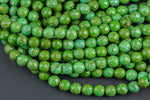 Natural Faceted Greenish Turquoise, High Quality in Faceted round, 6mm, 8mm, 10mm - Full Strand 15.5 inch Strand AAA Quality AAA Quality