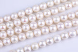 Natural 10-11mm High Quality Round Freshwater Pearl Jumbo Size AA Quality Gemstone Beads- 15 inch per strand