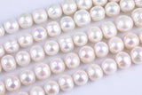 Natural 12-14mm High Quality Round Freshwater Pearl Jumbo Size AA Quality Gemstone Beads- 15 inch per strand