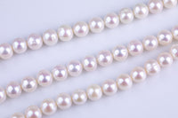 Natural 11-12mm High Quality Round Freshwater Pearl Jumbo Size AAA Quality Gemstone Beads- 15 inch per strand