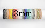 6pcs CUTE Stackable Tiny Petite Crystal Elastic Bracelets. High Quality Elastic. 3mm to 3.5mm