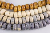 40 Polished Kenya White Bone Beads: Jumbo Bone Beads Round Shaped Beads Kenya Bone Beads Big Bone Beads Beaded Wall Hanging Decorative Beads