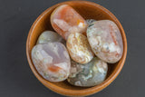 Natural Cherry Sakura Blossom Agate Tumbled Nuggets - .5 inch-1.5 inch Size