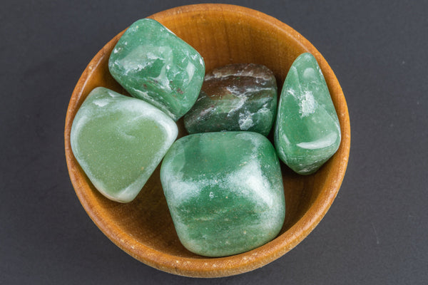 Natural Jade Tumbled Nuggets- 100 grams-3.5 ounces - .5 inch-1.5 inch Size