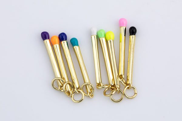 2 Pc Match Stick Enamel-3mmx24mm- 15mm- 2 per order