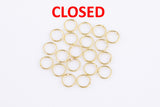 Jump Rings Closed Gold Filled Jump Rings 5mm 6mm Closed Jump Ring 20pcs