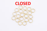 Jump Rings Closed Gold Filled Jump Rings 5mm 6mm Closed Jump Ring 20pcs