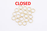 Jump Rings Closed Gold Filled Jump Rings 5mm 6mm Closed Jump Ring 20pcs