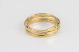 Hammered Gold Filled Ring, 14k Gold Filled Ring, Made in USA, Thin Gold Ring, 14k Gold Ring,Simple Gold Ring,Stack Gold Ring