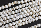 Dzi Beads Faceted Round Beads. A Quality -Full Strand 15.5 inch Strand 6mm, 8mm, 12mm, or 14mm Beads