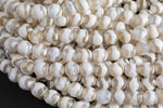 Dzi Beads Faceted Round Beads. A Quality -Full Strand 15.5 inch Strand 6mm, 8mm, 12mm, or 14mm Beads