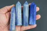 1 Pc Natural Blue Aventurine Obelisk Tower Point wand healing crystal