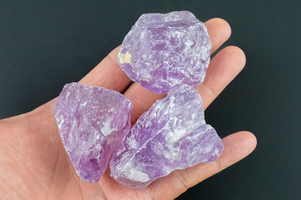 1 pc Large Rough Natural Pink Amethyst Chunks Gemstone- 1-2 inch